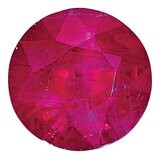 Ruby 5mm Round A Quality Gemstone RU-0500-RDF-A, MPN: RU-0500-RDF-A,