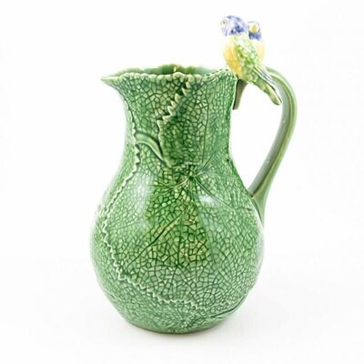 Bordallo Pinheiro Cineraria Pitcher With Birds 65023632, MPN: 65023632, 5600413611128