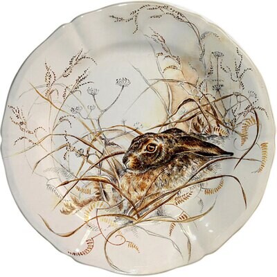 Gien Sologne Dessert Plate Hare 1631ADE426, MPN: 1631ADE426, 840769045108