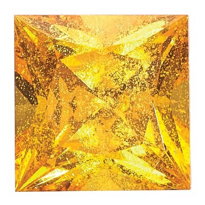 Spessartite Garnet 5mm Princess AA Quality Gemstone GS-0500-SQP-AA, MPN: GS-0500-SQP-AA,