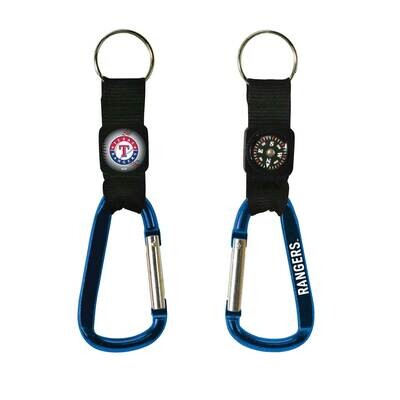 MLB Texas Rangers Navi-Biner Key Ring by Rico Industries GC6298