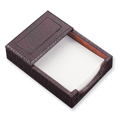 Brown Leather Memo Holder GL2659, MPN: GL2659, 797140350125