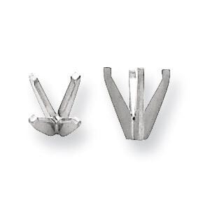 Round 4-Prong High .50ct. Setting 14k White WG101-9, MPN: WG101-9,