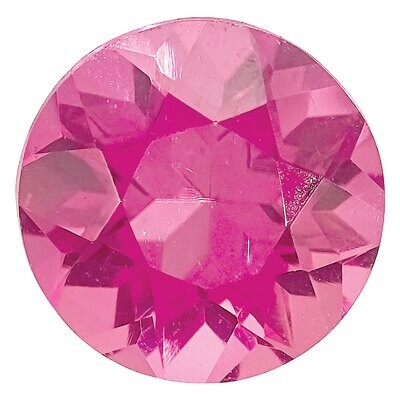 Pink Tourmaline 5mm Round AA Quality Gemstone PT-0500-RDF-AA, MPN: PT-0500-RDF-AA,