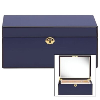 Reed and Barton Engravable Modern Lines Navy Jewelry Box 876315, MPN: 876315, 735092259127