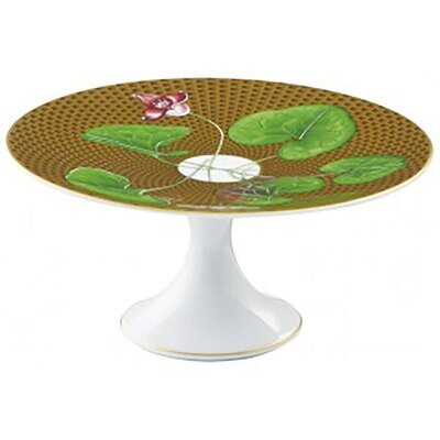 Raynaud Tresor Fleuri Petit Four Stand Small Brown 0657-37-515016, MPN: 0657-37-515016, 36600067470…