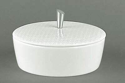 Raynaud Checks Covered Sugar Bowl With Metal Knob, MPN: 0066-10-437019, 3660006608890