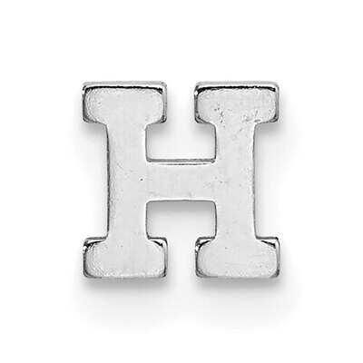 Die Struck Letter H 14k White Gold WG2220H, MPN: WG2220H,
