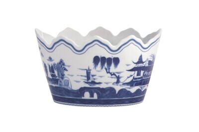 Mottahedeh Blue Canton Monteith Cachepot HC84, MPN: HC84,