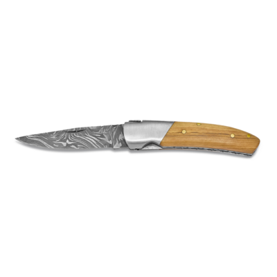 Olive Wood Handle Knife Damascus Steel 256 Layer Folding Blade by Jere, MPN: KN72721, 191101910739