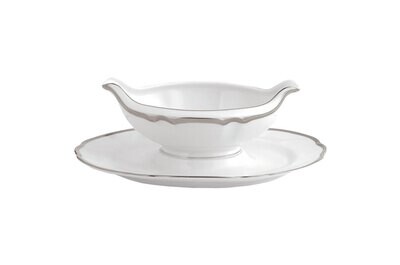 Robert Haviland Colette Platinum Sauce Boat HP438258, MPN: HP438258,