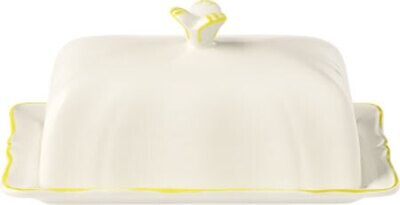 Gien Filet Citron Butter Dish 1833CBEU22, MPN: 1833CBEU22, 840769057606