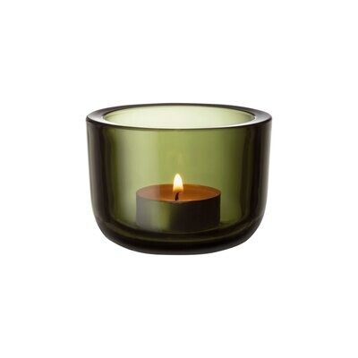 iittala Valkea Tealight Candleholder 2.25 Inch Moss Green, MPN: 1051505, 6411923667555