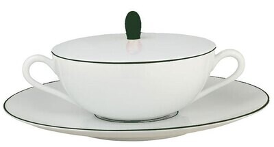 Raynaud Monceau Couleurs Empirte Green Cover For Cream Soup Cup, MPN: 0367-37-409012, 3660006659298
