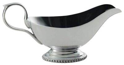 Ercuis Perles Sauce Boat 4.125 Inch Silver Plated F51P218-02, MPN: F51P218-02, 790955040045