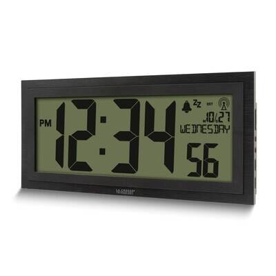 15 inch LCD Textured Atomic Wall Clock GM24833, MPN: GM24833, 757456081816