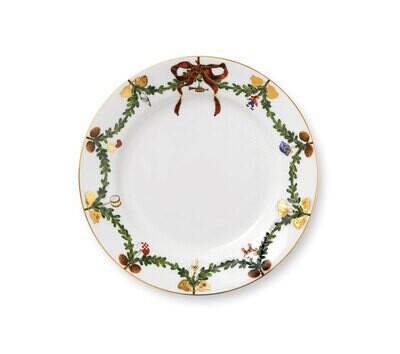 Royal Copenhagen Star Fluted Christmas Salad Plate 8.75 Inch 1017456, MPN: 1017456, 5705140138006