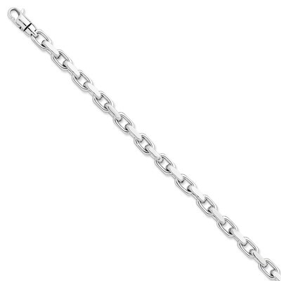 6.2mm Polished Fancy Link Chain 20 Inch 14k White Gold WLK440-20, MPN: WLK440-20, 191101715730