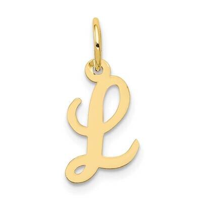 Script Initial L Charm 10k Gold Small 10YC658L, MPN: 10YC658L,