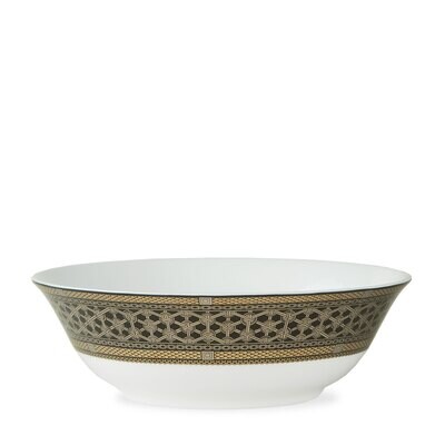 Caskata Hawthorne Onyx Serving Bowl Gold Blue Platinum BOMBL-114, MPN: BOMBL-114, 817325017343