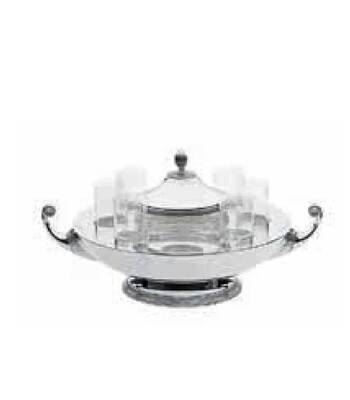 Ercuis Empire Caviar Vodka Bowl 10.25 x 13 Inch Silver Plated F500180-06, MPN: F500180-06, 79095511…