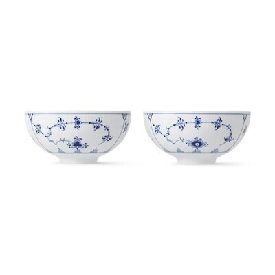 Royal Copenhagen Blue Fluted Plain Rice Bowl 10.14 oz 2 Piece Set 1062491, MPN: 1062491, 5705140737…