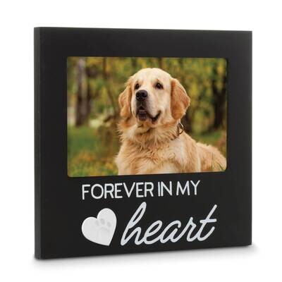 Black Forever in My Heart Pet Memorial Remebrance Photo Frame GM20984, MPN: GM20984, 698904890591