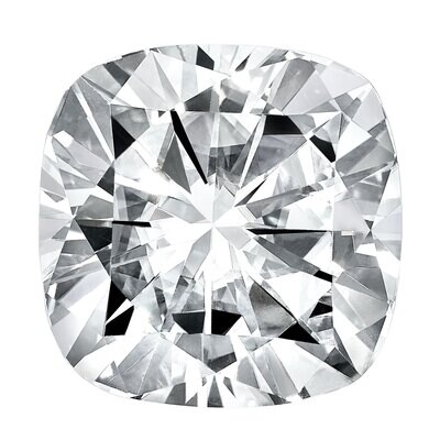 Moissanite True Light H Color 10.5mm Square Cush Gemstone MT-1050-CUF-QR, MPN: MT-1050-CUF-QR,