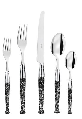 Capdeco Lido Black 5 Piece Place Setting LID48-5SET, MPN: LID48-5SET, 3700922716986