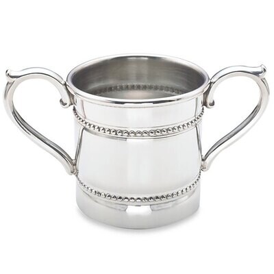 Reed and Barton Baby Beads Dbl Handle Baby Engravable Cup, MPN: P802, 735092213914
