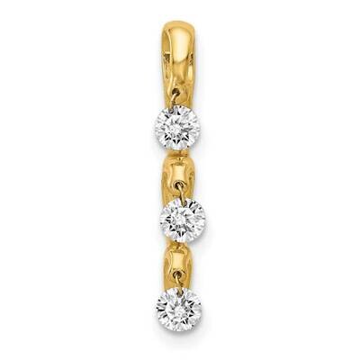 1/3Ct. Diamond Slide Pendant 14k Gold PM4803-033-YA, MPN: PM4803-033-YA, 883957299419