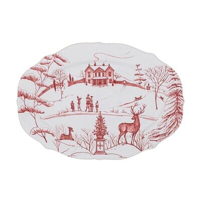 Juliska Country Estate Winter Frolic Ruby 8 Inch Tray CE96/73, MPN: CE96/73, 810034836656