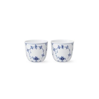 Royal Copenhagen Blue Fluted Plain Votives 2 Piece Set 1062453, MPN: 1062453, 5705140737506