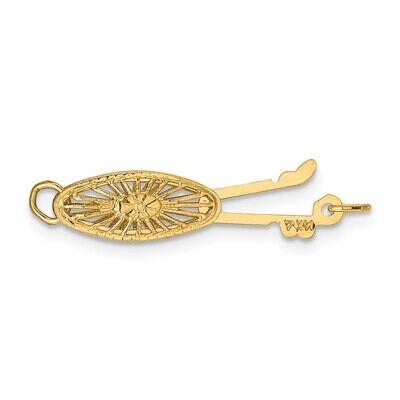 Pearl Clasp 14k Yellow Gold YG1913, MPN: YG1913,