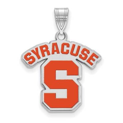 Syracuse University Small Enamel Pendant Sterling Silver SS032SYU, MPN: SS032SYU, 191101774829