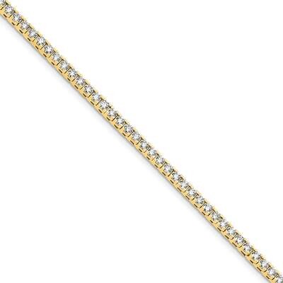 5.00ctw. Near Colorless Moissanite 4 Prong Tennis Bracelet 14k Gold X734MT, MPN: X734MT, 1911018998…