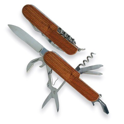 7 Function Wooden Handle Stainless Steel Knife GP3458, MPN: GP3458, 788089147754