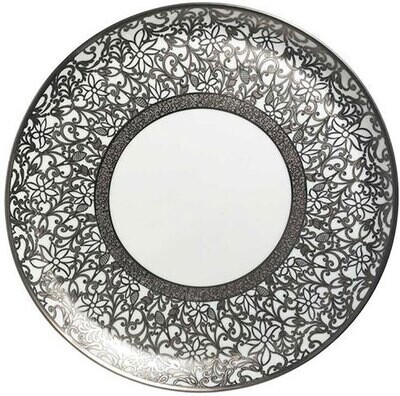 Raynaud Tolede White Platinum Flat Cake Plate, MPN: 0530-17-504031, 3660006627471