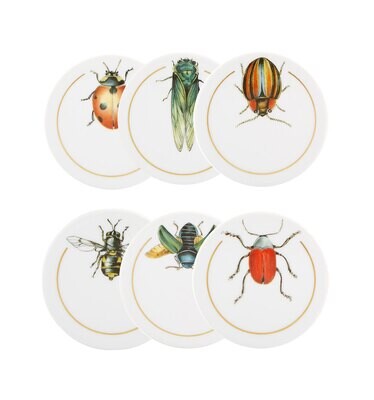 Vista Alegre Insects Set Of 6 Coasters 21129575, MPN: 21129575, 5601266339924