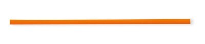 16 Inch 4mm Tangerine Rubber Cord Necklace Sterling Silver QG1279-16, MPN: QG1279-16, 191101274855