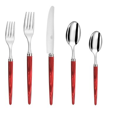Capdeco Tang Red 5 Piece Place Setting TAN30-5SET, MPN: TAN30-5SET, 3700922739770