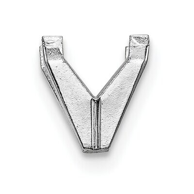 Princess V-End .25ct. Setting 14k White Gold WG163, MPN: WG163,