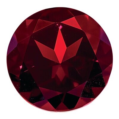 Garnet 9mm Round AA Quality Gemstone GA-0900-RDF-AA, MPN: GA-0900-RDF-AA,