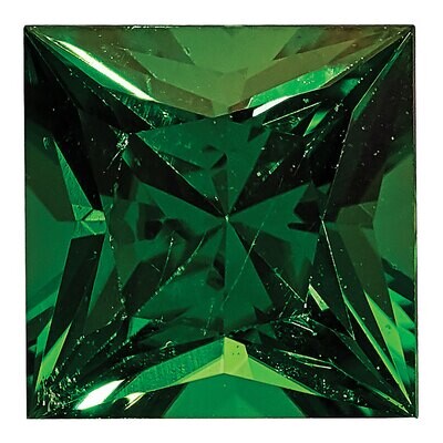 Chrome Tourmaline 4.5mm Princess Gem Quality Gemstone CT-0450-SQP-GEM, MPN: CT-0450-SQP-GEM,