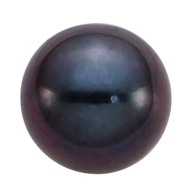Akoya Pearl Cultured Black 6mm Half Drilled AA Quality AP-0600-PLH-BK-AA, MPN: AP-0600-PLH-BK-AA,