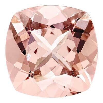 Morganite 7mm Sq Cush AA Quality MG-0700-CUF-AA, MPN: MG-CUF-AA,
