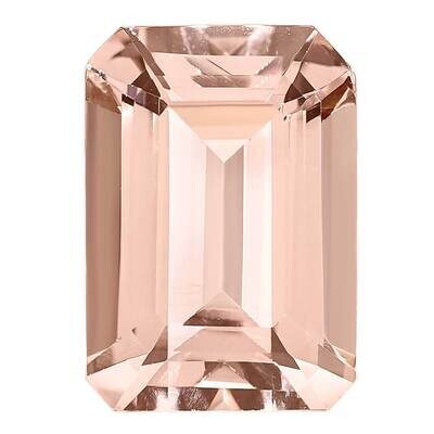 Morganite 8x6mm Emerald Cut AA Quality MG-0806-OCE-AA, MPN: MG-OCE-AA,