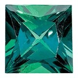 Created Alexandrite 5mm Princess Gemstone CA-0500-SQP, MPN: CA-0500-SQP,