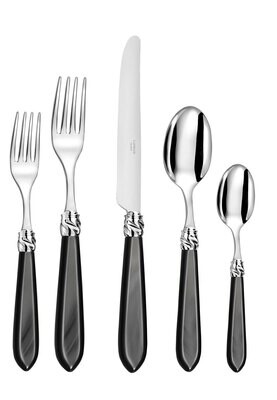 Capdeco Diana Black 5 Piece Place Setting DIA65-5SET, MPN: DIA65-5SET, 3700922717143