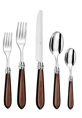 Capdeco Diana Brown 5 Piece Place Setting DIA37-5SET, MPN: DIA37-5SET, 3700922717020
